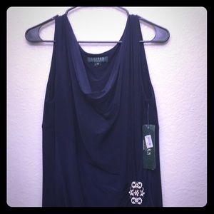 Lauren navy blue dress